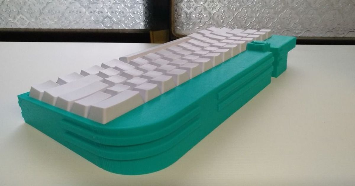 spada bauhaus 60 teclado caso funda modificado bandeja anillo empaquetadura montar Roger arbogasto 3D modelos pasatiempo hacedores electrónica mecánico thingiverse 3D print model - Mito3D