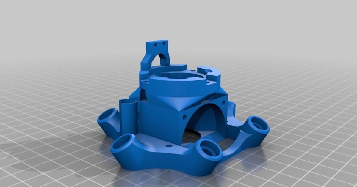 delta effecteur e3dv6 39 essaierai remixé pma 3D modèles imprimantes mises niveau kosseleffecteur magnétique chose universelle 3D print model - Mito3D