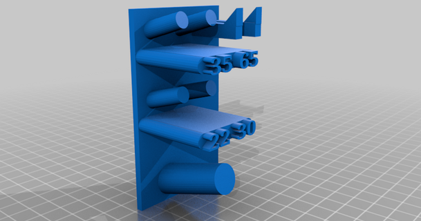 rcbs pinza In piedi pannello forato jon 3D Modelli passatempo creatori utensili colletholder collezionista 3d print model - Mito3D