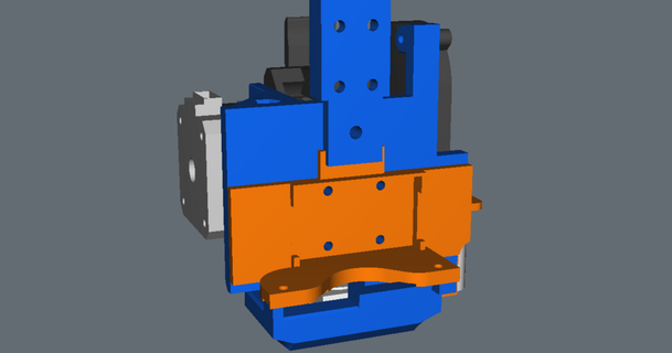 adimlab bmg & e3d v6 setup linear rails - remix jonbourg 3D Models Printers Upgrades thingiverse 3d print model - Mito3D