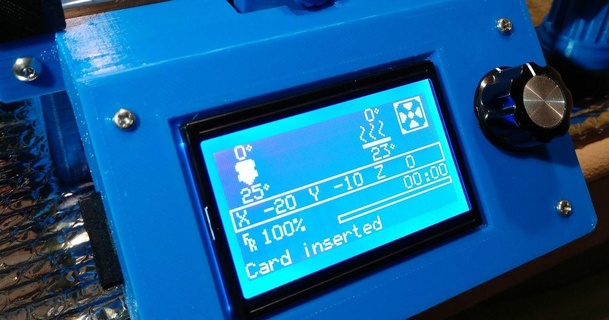 adimlab Centro monte lcd caso bainha remixar Preto borda Jonbourg 3D modelos 3D impressoras 3D impressoras Atualizações adimlab adimlab3d thingiverse 3d print model - Mito3D