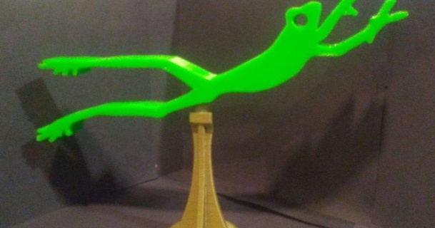 rana salto studi logo jonbourg 3D Modelli arte design 2D piatti loghi thingiverse 3d print model - Mito3D