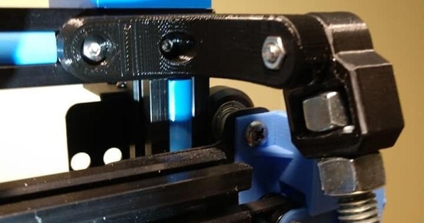 fácil universal z braces 5mm inferior suporte remixar Jonbourg 3D modelos impressoras Atualizações 3dprinter 3dprinterparts adimlab adimlabs adimlab3d 3d print model - Mito3D