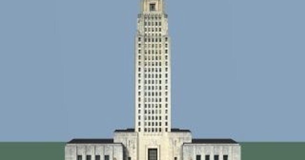 louisiana state capitol jonbourg 3D Models World & Scans Architecture Urbanism thingiverse 3d print model - Mito3D