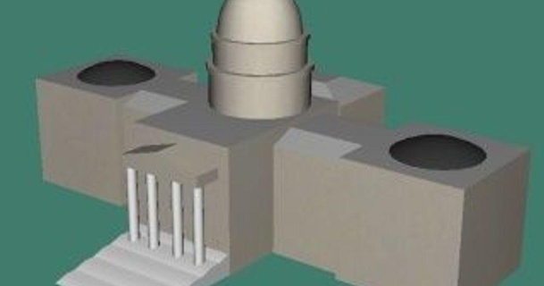 Idaho Capitolio Jonburgo 3D modelos mundo escaneos arquitectura Urbanismo thingiverse 3d print model - Mito3D