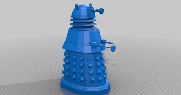 dalek jonbourg 3D Models Toys & Games Action Figures Statues thingiverse 3d print model - Mito3D