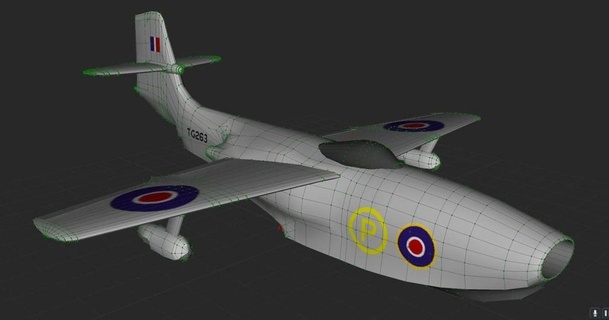 Saunders ova sra1 Jonbourg 3D modelos brinquedos jogos veículos aeronave thingiverse 3d print model - Mito3D