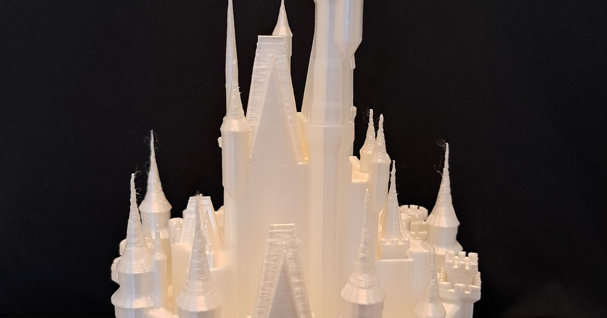 cenicienta cae disney mundo Jonburgo 3D modelos escaneos arquitectura Urbanismo Navidad árbol sombrero copa xmastreedecoration 3D print model - Mito3D