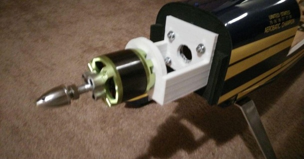 motor montar cortafuegos c6summer 3D modelos pasatiempo hacedores RC robótica thingiverse 3d print model - Mito3D