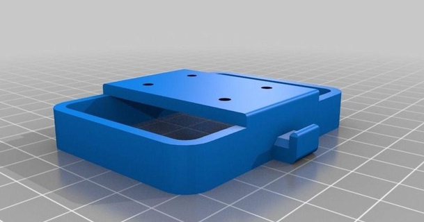 gopro hero 2 mount c6summer 3D Models Hobby & Makers RC Robotics gopromount thingiverse 3d print model - Mito3D