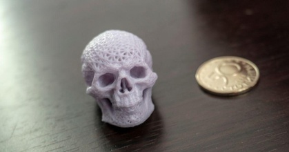 meshed skull flioink download free stl model printablescom 3d models costumes & accessories props anatomy head human male 3d print model - Mito3D