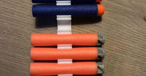 nerf darts houder cor ten hoor 3D Models Toys & Games Outdoor thingiverse 3d print model - Mito3D