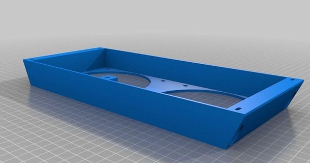 geeetech a30 dual 120mm fan case krioda 3D Models Printers - Upgrades thingiverse 3d print model - Mito3D