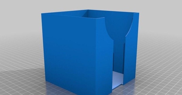 Nota scatola criodo 3D Modelli domestico ufficio thingiverse 3d print model - Mito3D