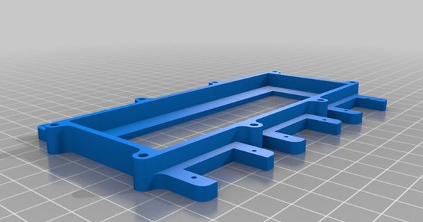 hexapod base 3D modelos brinquedos jogos thingiverse 3d print model - Mito3D