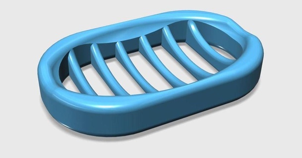 ar savon titulaire soutien ovale aroo 3D modèles Ménage salle bains chose universelle 3d print model - Mito3D