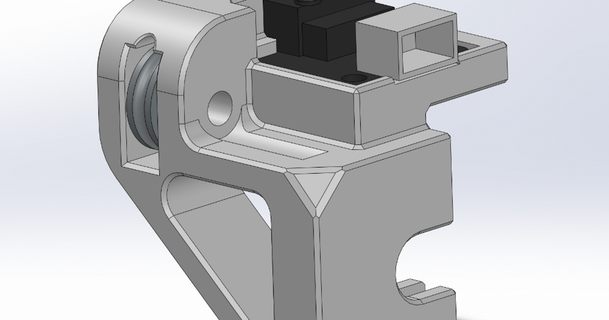 Ender 3 Filament leiten + Auslauf Sensor Halter Unterstützung Seite Spule mistic100 3D Modelle Drucker Upgrades Filamentführung Filamentsensor thingiverse 3d print model - Mito3D