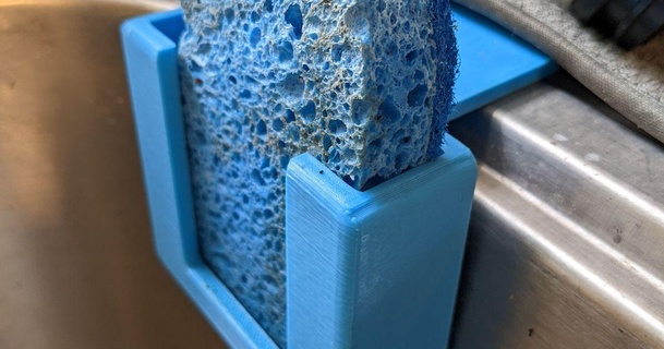 magnético esponja soporte fantástico plastico persona 3D modelos casa cocina 3d print model - Mito3D