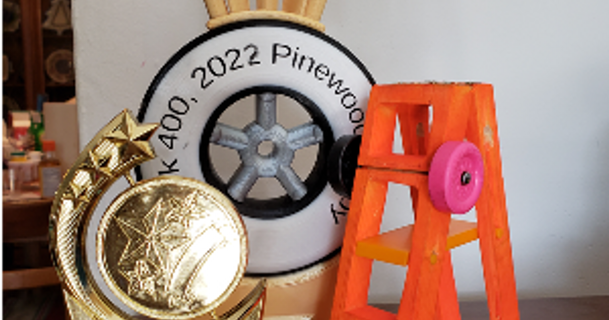 ladder themed pinewood derby racer openscaddad 3D Models Toys & Games Vehicles boyscouts cubscouts pinewoodderby pinewoodderbycar scouts 3d print model - Mito3D