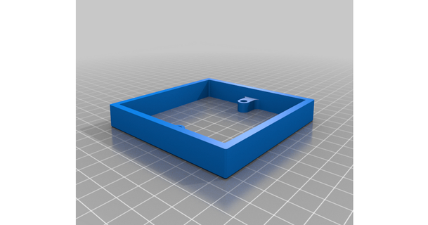 1 gang Patin Box Abstandshalter Rüsche 3D Modelle Hobby Macher Ideen thingiverse 3d print model - Mito3D