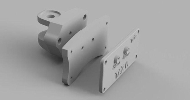 taz 6 style extérieurement accessible axe ceinture tendeur métrique version ébouriffer 3D modèles imprimantes mises niveau lulzbottaz6 chose universelle 3d print model - Mito3D