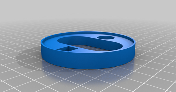 bleu yeti USB connecteur protecteur ferait 3D modèles Ménage Bureau chose universelle 3d print model - Mito3D
