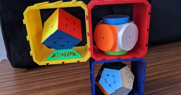 rubik's cube modular display boxes sodium hydrogen 3D Models Toys & Games Puzzles Brain-teasers modularbox rubikscube 3dpuzzles rubiks 3d print model - Mito3D