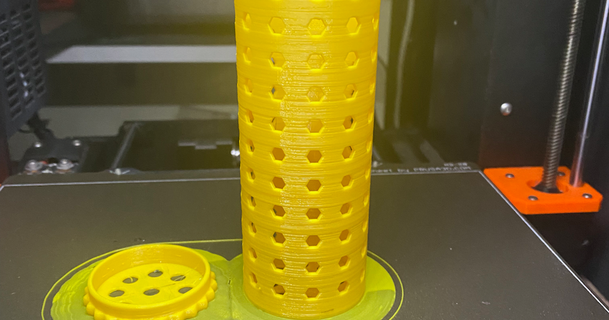 long dryer holder silica gel petej 3D Models Printers Accessories filament silicagel silicagelcontainer sunlu 3d print model - Mito3D