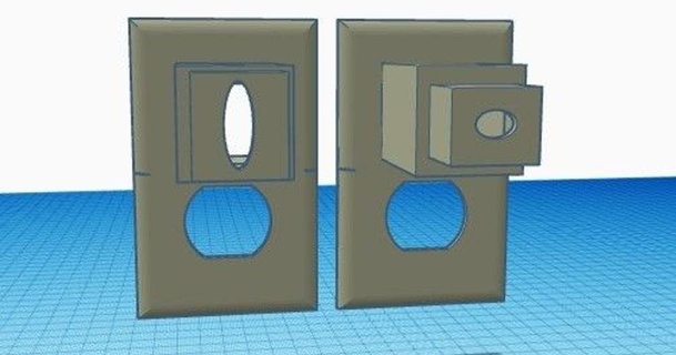 téléphone anti vol assiette v1 prototype 5 min lordgrecorsair 3D modèles Ménage maison équipement prise électrique iphone réceptacle chose universelle 3d print model - Mito3D
