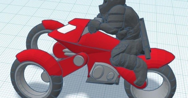 enano sammy triciclo señorogrecorsair 3D modelos artilugio 28mm cyberpunk shadowrun juego guerra thingiverse 3d print model - Mito3D