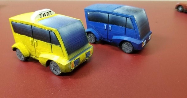 sci livraison van Taxi lordgrecorsair 3D modèles gadgets 28mm cyberpunk fantaisie scifi wargaming 3d print model - Mito3D
