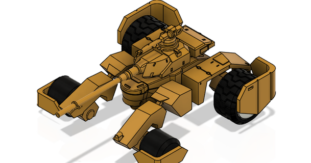 1 200 jiachong k scale s 3D Models Toys & Games Vehicles gundam gundammodel gundammodelkit gunpla tank 3d print model - Mito3D