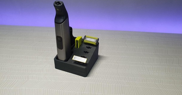 philips oneblade pro supporter wf3d 3D modèles Ménage salle bains rasoir stand 3d print model - Mito3D