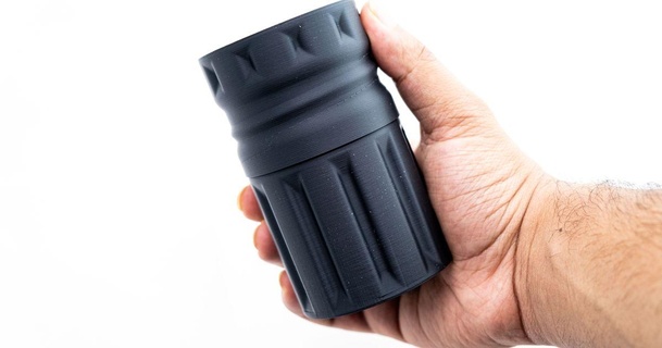vis casquette récipient vase mode double épaisseur créerinc 3D modèles loisir fabricants organisateurs 3d print model - Mito3D