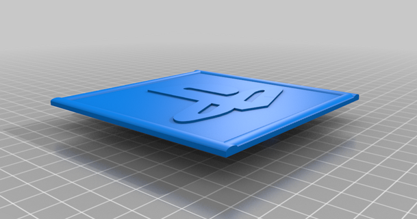 encadré playstation logo zachsp8 3D modèles gadgets chose universelle 3d print model - Mito3D