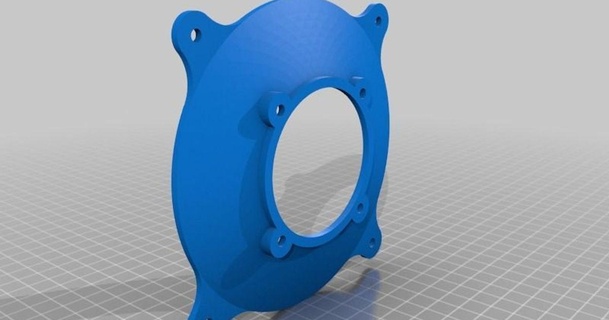psu perfil ventilador adaptador 60mm 120mm letra 3D modelos impresoras actualizaciones ctc3dprinter thingiverse 3d print model - Mito3D