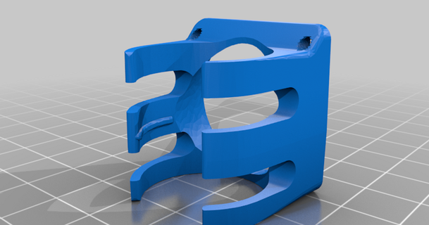 Dragão Hotend ventilador mortalha duto remixar César 1111 3D modelos impressoras Atualizações hotendcooling thingiverse 3d print model - Mito3D