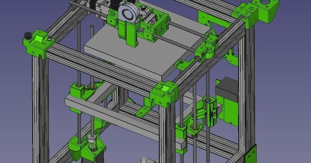 cubeanet 8 remezclar 210x210x260 construir volumen César 1111 3D modelos impresoras accesorios aneta8 aneta8mods aneta8upgrade cubexy thingiverse 3d print model - Mito3D