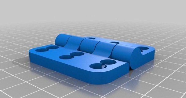 customized parametric hinge brett kleidon 3D Models Hobby & Makers Other Ideas thingiverse 3d print model - Mito3D