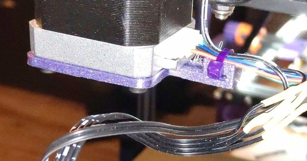 ender 5 pro x motor strain relief rojogrande 3D Models Printers - Upgrades thingiverse 3d print model - Mito3D