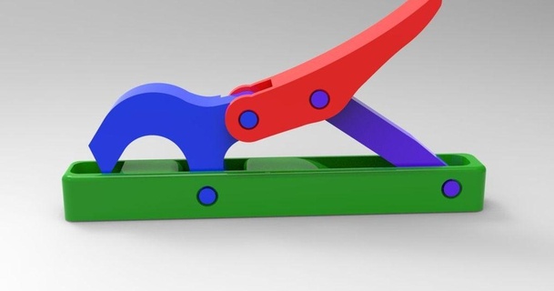 puce agrafe vice poignée dav88 3D modèles Ménage maison équipement pince imbriqué verrouillage chose universelle 3d print model - Mito3D