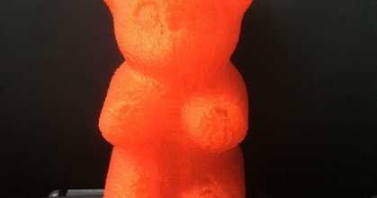 voxelized gummy bear makerwiz download free stl model printablescom 3d models art & design sculptures prusa 3d print model - Mito3D