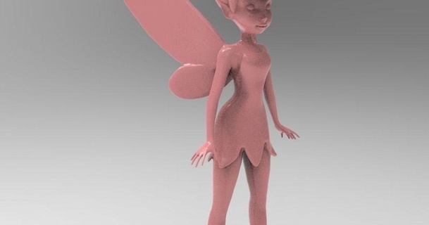 tinkerbell dav88 3D modeller Sanat tasarım heykeller Disney şeytani 3d print model - Mito3D