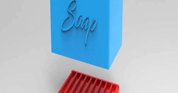 soap dish w cover dav88 3D Models Household Bathroom soapdish soapholder soaptray thingiverse 3d print model - Mito3D