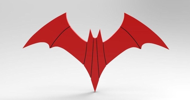 batwoman symbol dav88 3D Models Art & Design 2D Plates Logos logo thingiverse 3d print model - Mito3D