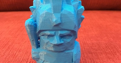 escuela politécnica azteca jefe Makerwiz descargar gratis stl modelo imprimiblescom 3d modelos Arte diseño esculturas lowpoly 3d print model - Mito3D