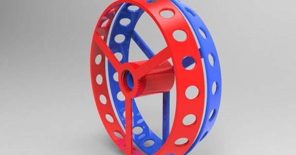 Filament Spule dav88 3D Modelle Drucker Zubehör Filamentspulenhalter thingiverse 3d print model - Mito3D