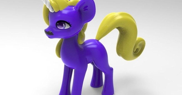 cute unicorn dav88 3D Models Art & Design Sculptures thingiverse 3d print model - Mito3D