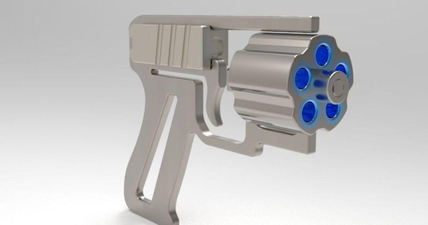 gb22 revolver dav88 3D Modelli costumi Accessori oggetti scena pistola thingiverse 3d print model - Mito3D