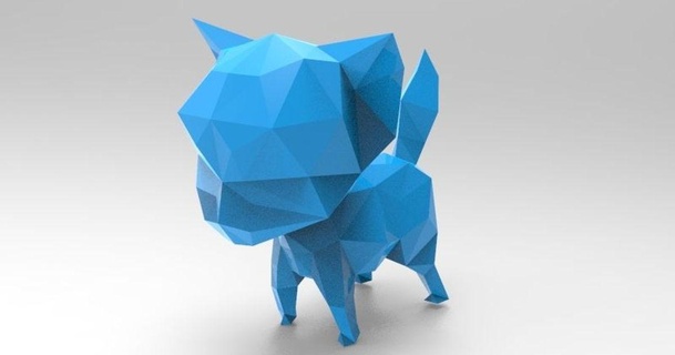 Chibii Katze dav88 3D Modelle Kunst Design Skulpturen thingiverse 3d print model - Mito3D